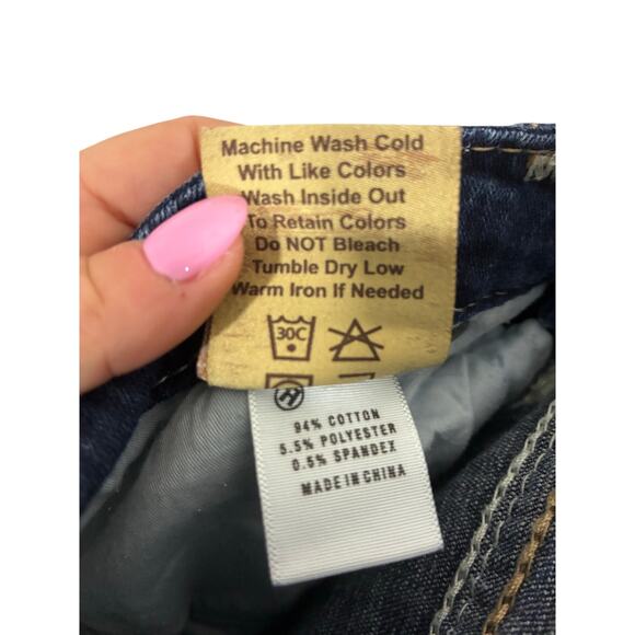 Big Star Jenae Skinny Stretch Jeans Cowboy Rodeo Ranch Low Rise Denim Farmer - Picture 7 of 7